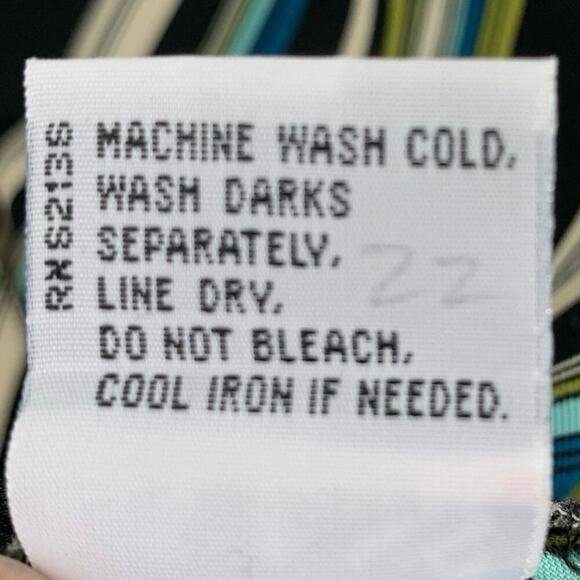 Guess Women Vintage Striped Long Sleeve Green Blouse Top Preppy Y2k Size Medium - Picture 6 of 6